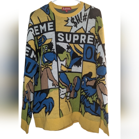 Cartoon sweater orders supreme